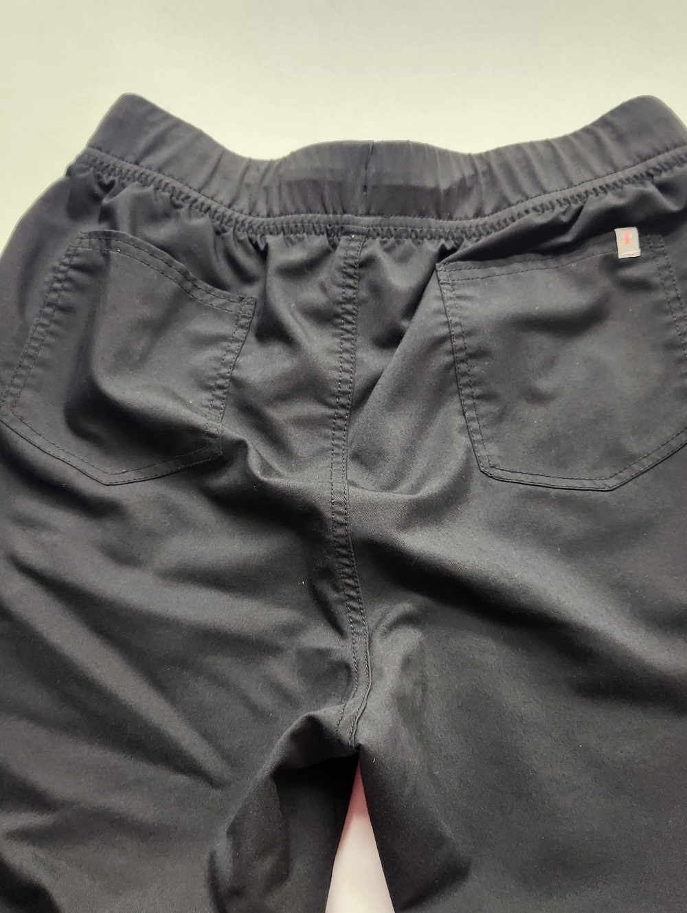 ⭐️Scrubstar BLACK Jogger Scrub Pants Size Large Performance Stretch Cargo Pocket - Picture 8 of 11